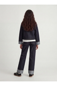 Jack and Jones JXVEGA JACKET FOLD UP R269 DNM GRL dark blue denim