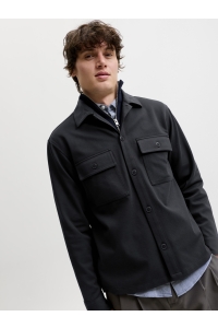 Jack and Jones JJEWILLIAM SWEAT OVERSHIRT LS NOOS dark navy