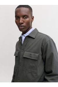 Jack and Jones JJEWILLIAM SWEAT OVERSHIRT LS NOOS beluga