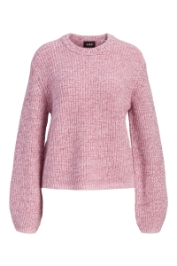 Jack and Jones JXGLORIA GLOBAL CREW NECK KNIT pink nectar