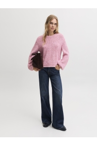 Jack and Jones JXGLORIA GLOBAL CREW NECK KNIT pink nectar