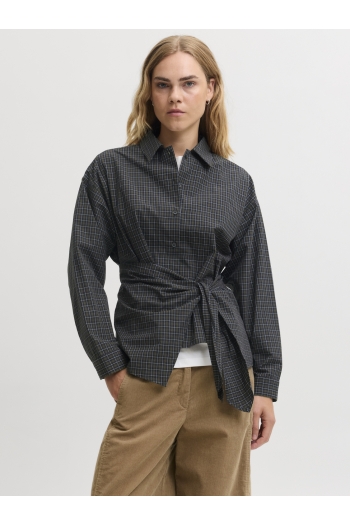Jack and Jones  JXVIOLA POPLIN LS WRAP TIE SHIRT WV: Dames