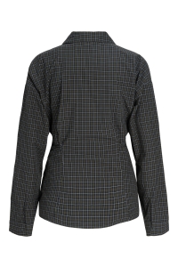 Jack and Jones JXVIOLA POPLIN LS WRAP TIE SHIRT WV: black/moss green/ blanc de blanc