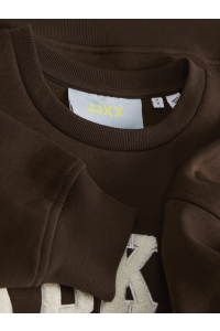 Jack and Jones JXTATUM TERRY PATCH CREW SWT demitasse/tokyo patch
