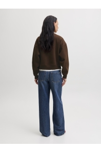 Jack and Jones JXTATUM TERRY PATCH CREW SWT demitasse/tokyo patch