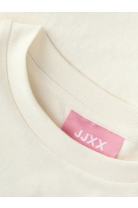 Jack and Jones JXMILLOW LOOSE SS TEE JRS STYDSS26 vanilla ice/blooming