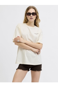 Jack and Jones JXMILLOW LOOSE SS TEE JRS STYDSS26 vanilla ice/blooming