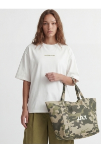 Jack and Jones JXMILLOW LOOSE SS TEE JRS STYDSS26 cloud dancer/matcha club