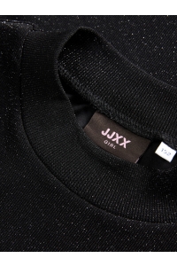 Jack and Jones JXMINNA MESH GLITTER HEIGH NECK WVN: black