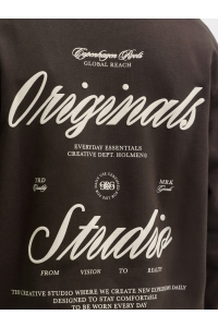 Jack and Jones JORNORREBRO TYPO BACK SWEAT CREW NE: java/aw 26