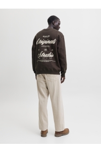 Jack and Jones JORNORREBRO TYPO BACK SWEAT CREW NE: java/aw 26