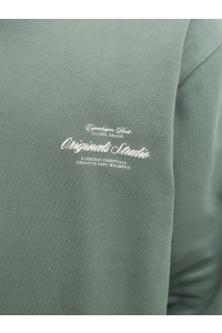 Jack and Jones JORNORREBRO TYPO BACK SWEAT CREW NE: laurel wreath/aw 26