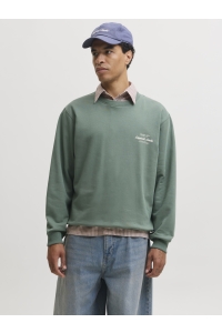 Jack and Jones JORNORREBRO TYPO BACK SWEAT CREW NE: laurel wreath/aw 26