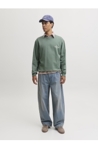 Jack and Jones JORNORREBRO TYPO BACK SWEAT CREW NE: laurel wreath/aw 26