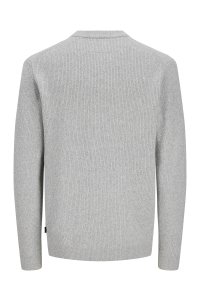 Jack and Jones JPRBLAWESLEY KNIT MOCK NECK BF light grey melange