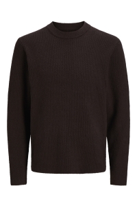 Jack and Jones JPRBLAWESLEY KNIT MOCK NECK BF chocolate martini