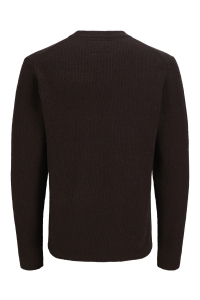 Jack and Jones JPRBLAWESLEY KNIT MOCK NECK BF chocolate martini