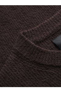 Jack and Jones JPRBLAWESLEY KNIT MOCK NECK BF chocolate martini