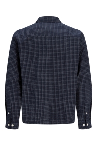 Jack and Jones JORMENTON SEERSUCKER SHIRT LS STYD sky captain/checks