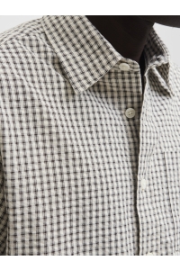 Jack and Jones JORMENTON SEERSUCKER SHIRT LS STYD cloud dancer/checks