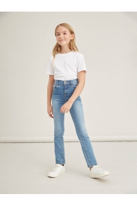 NAME IT KIDS NKFPOLLY DNMTRILLAS 2460 HW BO PANT: medium blue denim