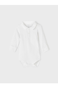 Name It NBMHOLGER LS POLO BODY NOOS bright white