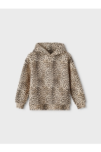 NAME IT KIDS NKFNUBIT LS SWEAT WH BRU kelp/leo