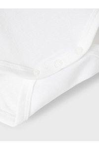 Name It NBMROLGER LS POLO BODY bright white