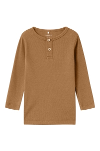 NAME IT MINI NMMKAB LS SLIM TOP almond
