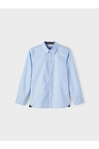 NAME IT KIDS NKMRIZA LS SHIRT R serenity/dots