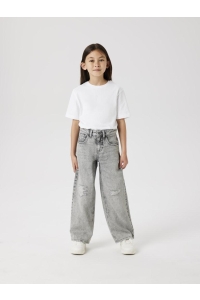 NAME IT KIDS NKFROSE HW WIDE JEANS 1411-TE NOOS light grey denim