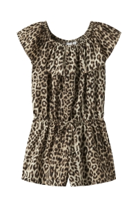 NAME IT KIDS NKFVINAYA SS PLAYSUIT FFFFF NOOS black/leopard aop