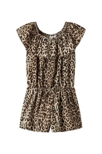 Name It NKFVINAYA SS PLAYSUIT FFFFF NOOS black/leopard