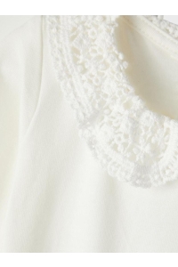 Name It NBFTYLLA LS BODY NOOS white alyssum