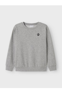 NAME IT KIDS NKMVIMO LS SWEAT BRU NOOS grey melange
