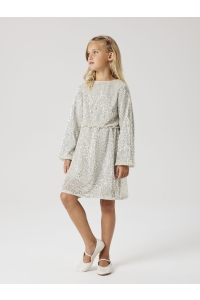 NAME IT KIDS NKFRANTELLA LS DRESS frosted almond