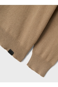 NAME IT MINI NMMROMIL LS ROLLNECK KNIT weathered teak