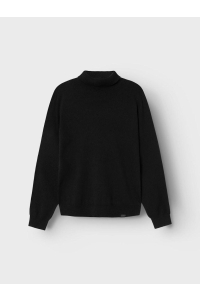 NAME IT KIDS NKMROMIL LS ROLLNECK KNIT black
