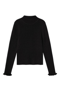 NAME IT KIDS NKFRIAGLITTER LS KNIT black/slim fit