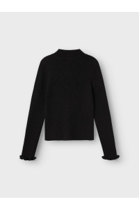 NAME IT KIDS NKFRIAGLITTER LS KNIT black/slim fit