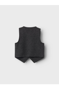 NAME IT MINI NMMROBINO VEST UNB dark grey melange