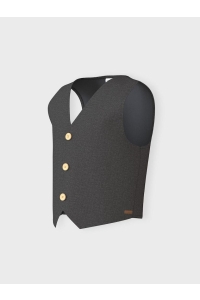 NAME IT MINI NMMROBINO VEST UNB dark grey melange