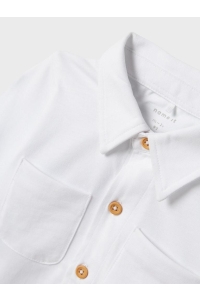 NAME IT MINI NMMRONALD LS JERSEY SHIRT bright white