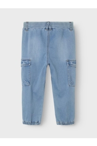 NAME IT MINI NMMBEN BAGGY R CARGO JEANS 9770-YT : medium blue denim