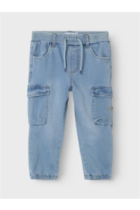 NAME IT MINI NMMBEN BAGGY R CARGO JEANS 9770-YT : medium blue denim