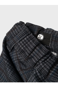 NAME IT MINI NMMSILAS COMFORT PANT 1152-GS F dark grey/checks