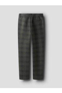 NAME IT KIDS NKMSILAS COMFORT PANT 1152-GS dark grey melange/checks