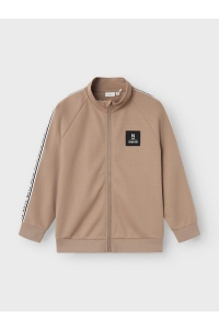 NAME IT KIDS NKMJAKKA LS SWEAT CARD UNB fungi