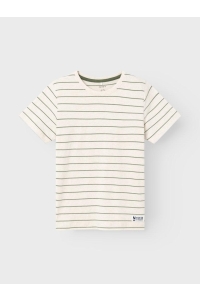 NAME IT KIDS NKMJOBEN SS TOP peyote melange/oil green