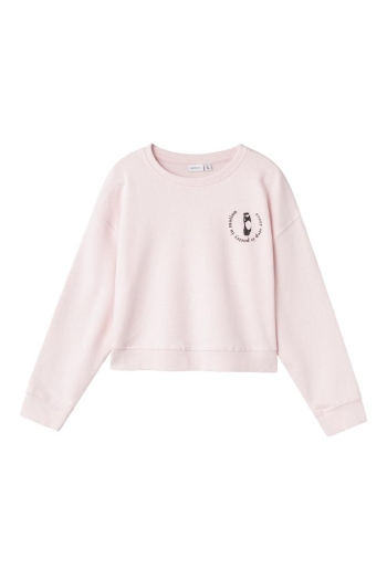 NAME IT KIDS NKFLALULLE LS SHORT BOXY SWEAT UNB :